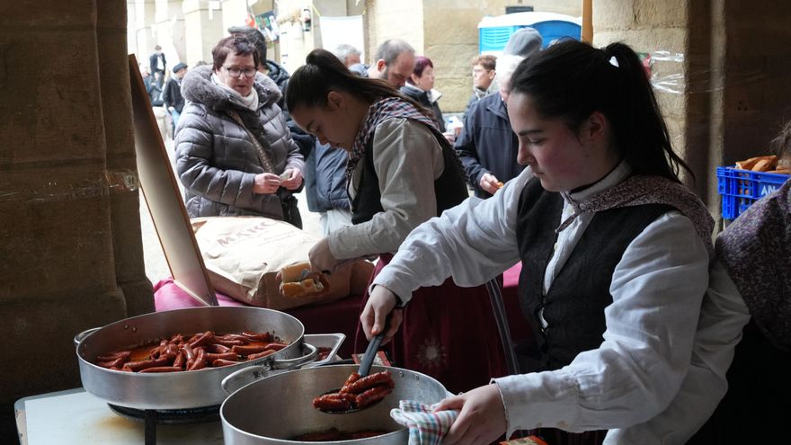 La feria de Santo Tomás de Donostia contará con 162 puestos y la cerda Kaxilda como protagonista