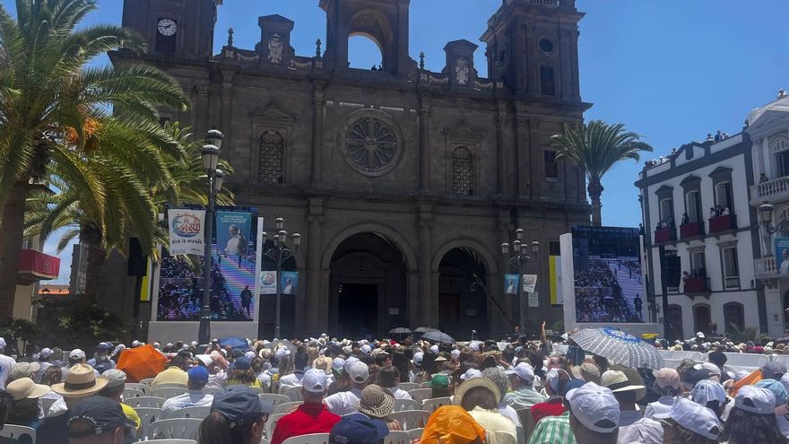 Vegueta suma más historia con la llegada del Papa: "Que no se olvide el motivo de su viaje"