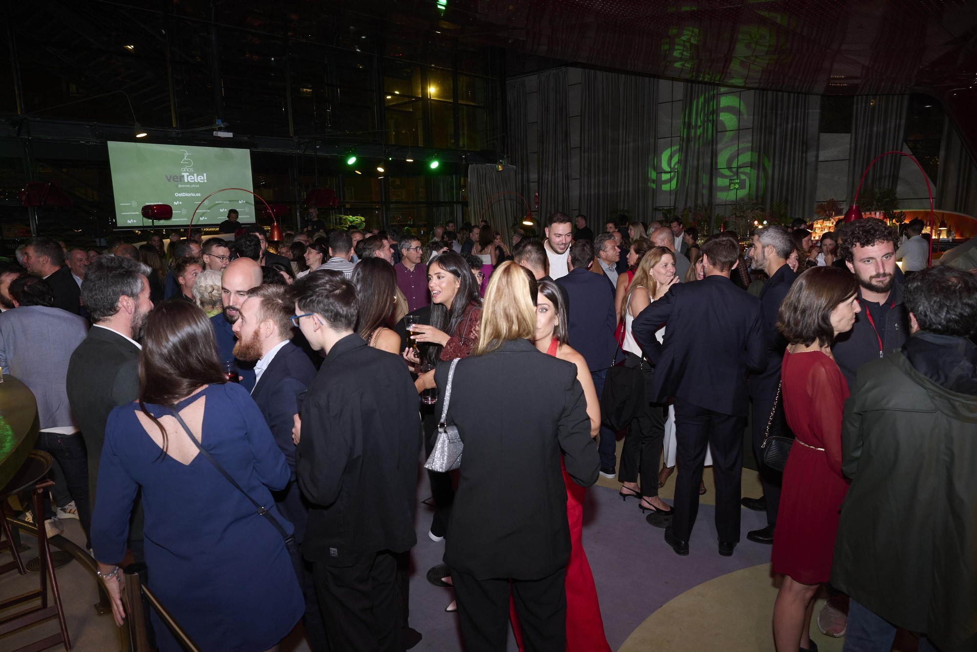 El interior de la fiesta 25 aniversario de verTele