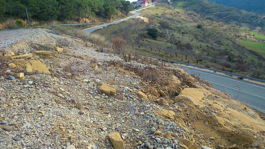 Archivo - Cohesión Territorial licita las obras de estabilización del talud situado en la carretera NA-5310 a su paso por Ujué