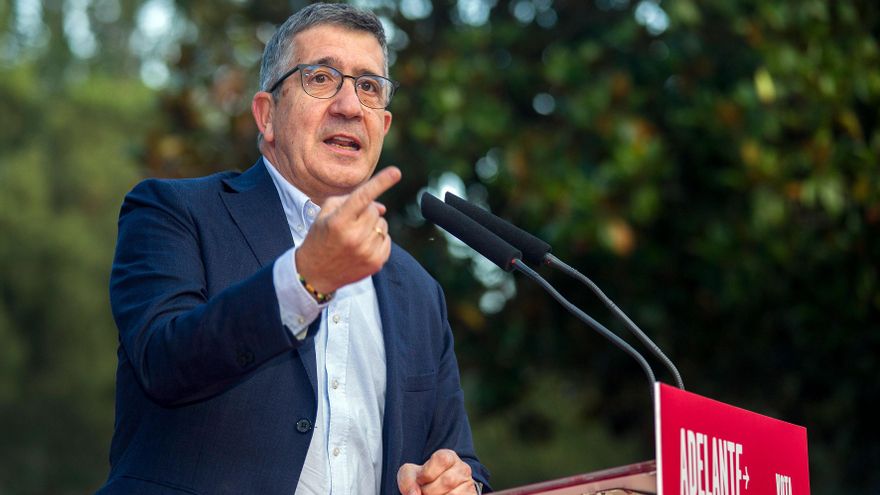 Archivo - El portavoz del PSOE en el Congreso, Patxi López, participa en un acto de campaña, en el parque Félix Rodríguez de la Fuente, a 12 de julio de 2023, en Burgos, Castilla y León (España).