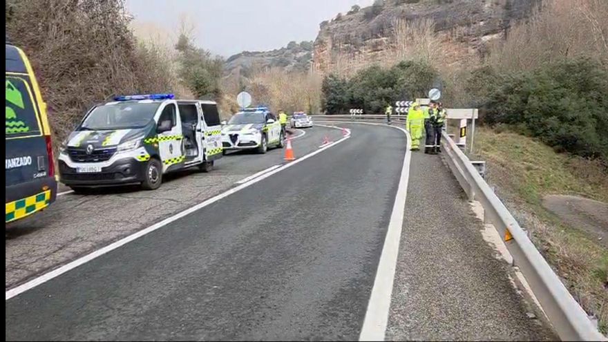 Fallece un motorista de 66 años en un accidente en la N-111