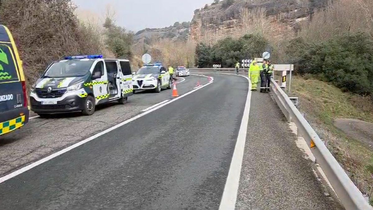 Dispositivo de emergencia por un accidente en la N-111
