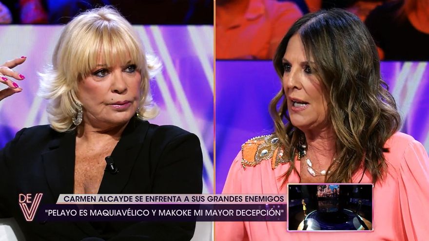 Duro enfrentamiento entre Bárbara Rey y Ángela Portero en 'De Viernes': "Eso lo aprendí de tu marido"