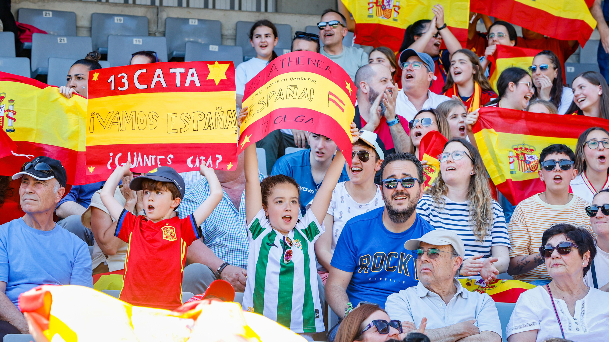 El partido de la selección femenina España - Ucrania