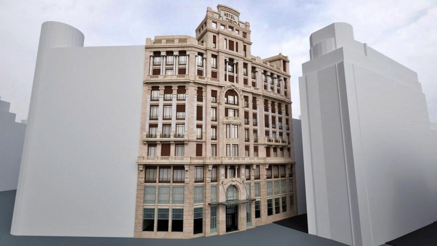 Un siglo del Hotel Florida, el edificio fantasma que reaparece una vez al año en el centro de Madrid
