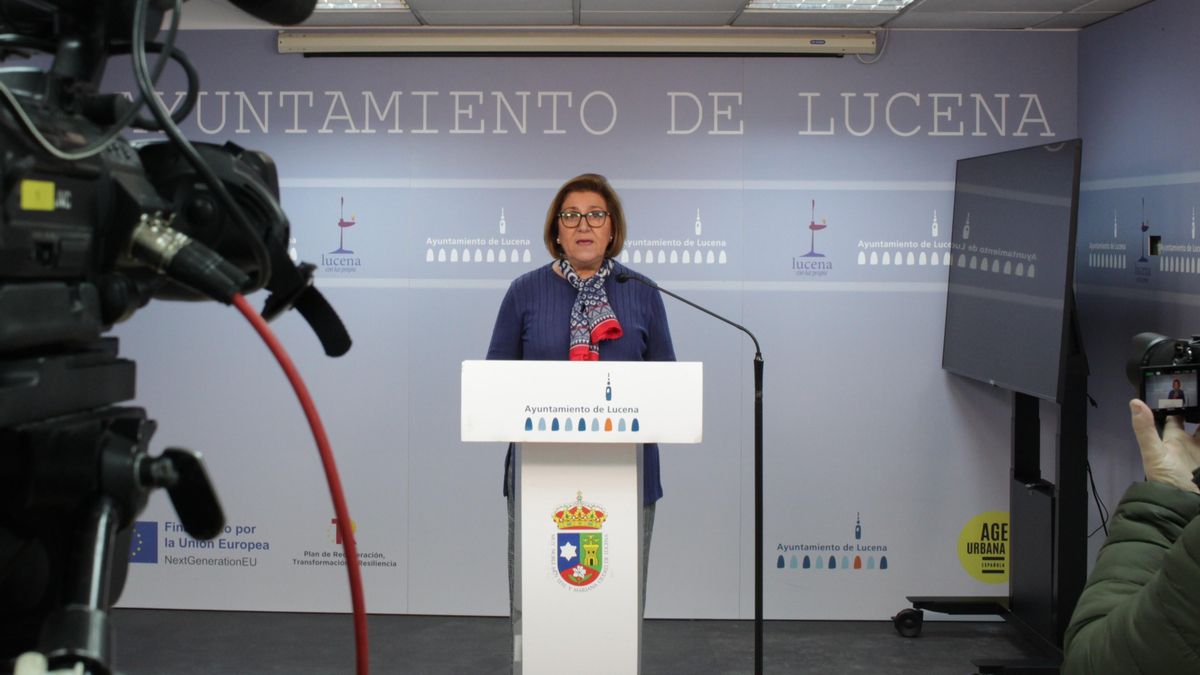 La concejala de Urbanismo del Ayuntamiento de Lucena, Charo Valverde.