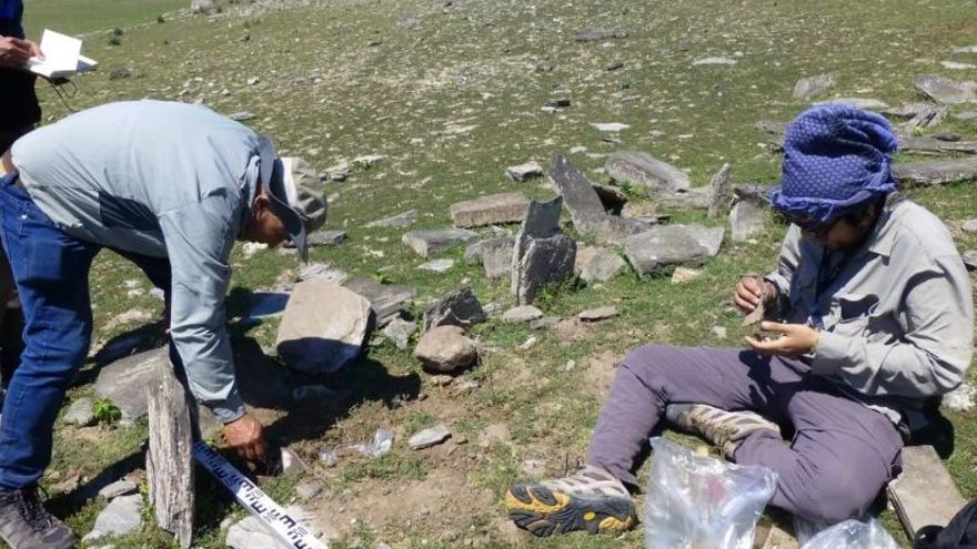 Hallan un sitio arqueológico en Catamarca que data del período Medio