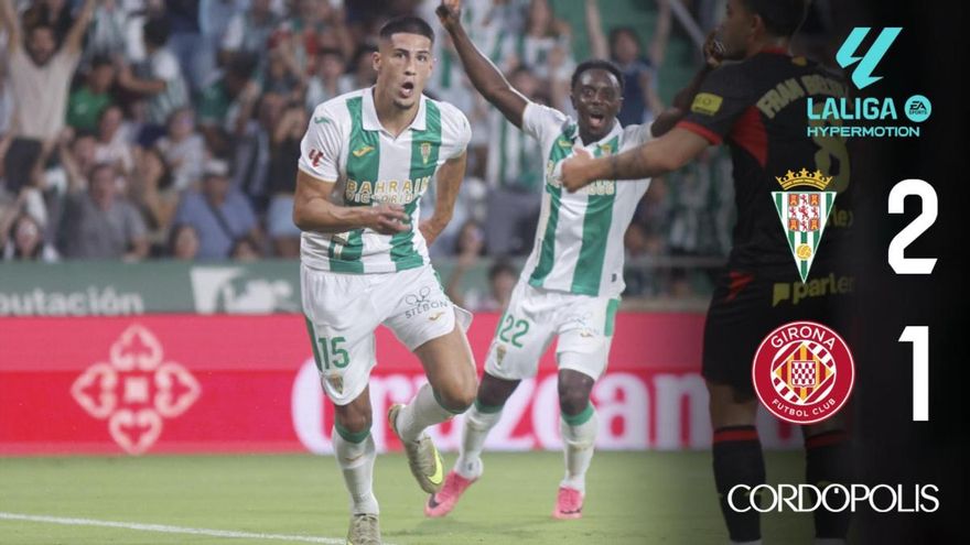 El Córdoba CF sufre hasta cuando merece golear (2-1)