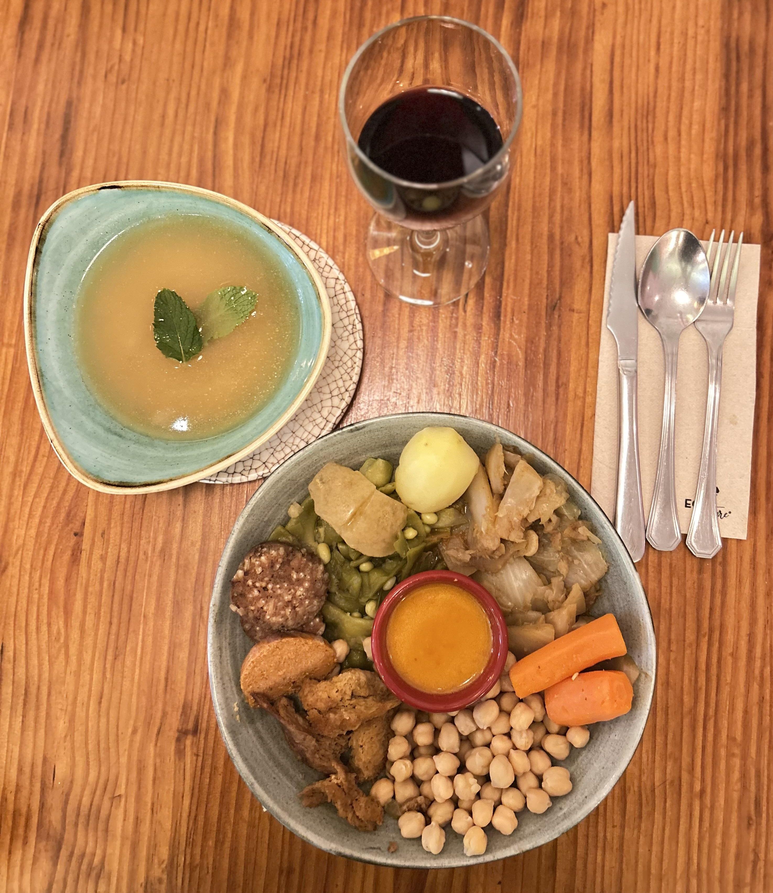 Cocido vegano de Viva Chapata