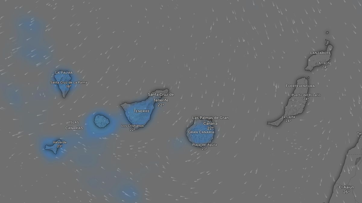 La dana Adam se siente también en Canarias: Aemet activa avisos amarillos