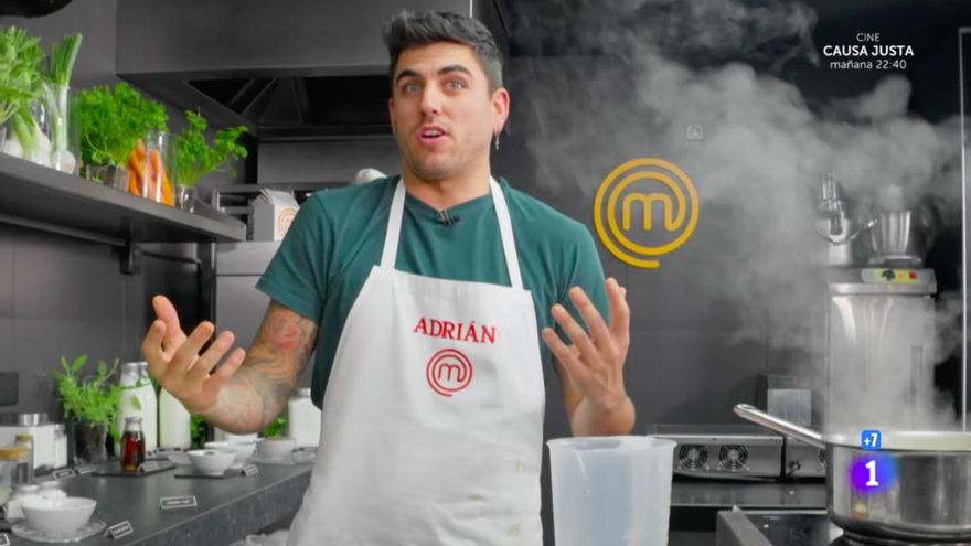 La emoción de Adrián en la final de 'Masterchef 10', al tener un flashback con su pasado en la cárcel