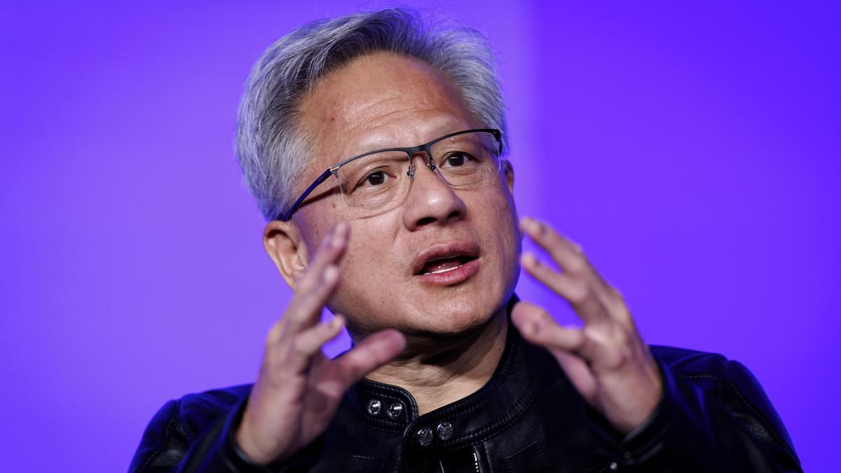 Fotografía de archivo de Jensen Huang, fundador y director ejecutivo de Nvidia.