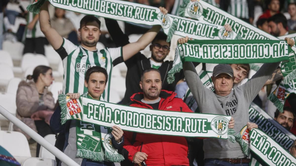 Grada Blanquiverde del Córdoba CF - RC Deportivo