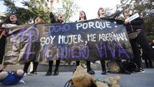 Concentración contra la violencia machista.