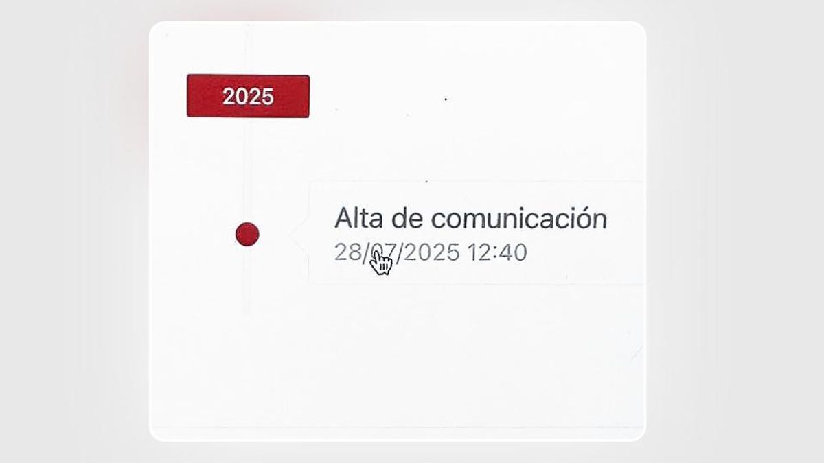 Captura de pantalla de una denuncia interna contra Francisco Salazar