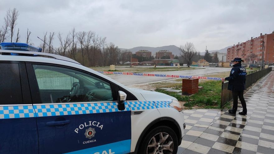 Cerrados los accesos al Júcar en Cuenca por el aumento del caudal del río por las fuertes lluvias