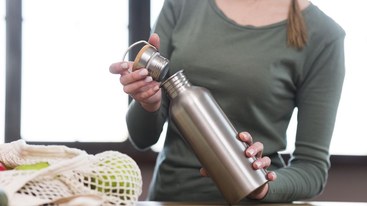 Botella reutilizable