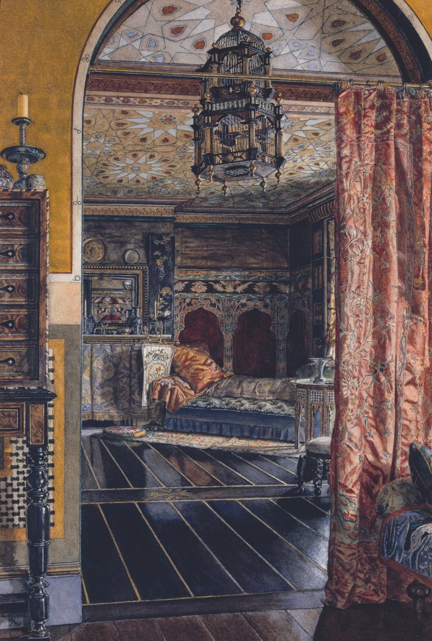 'El salón, Townshend House' (1885 ), de Anna Alma-Tadema