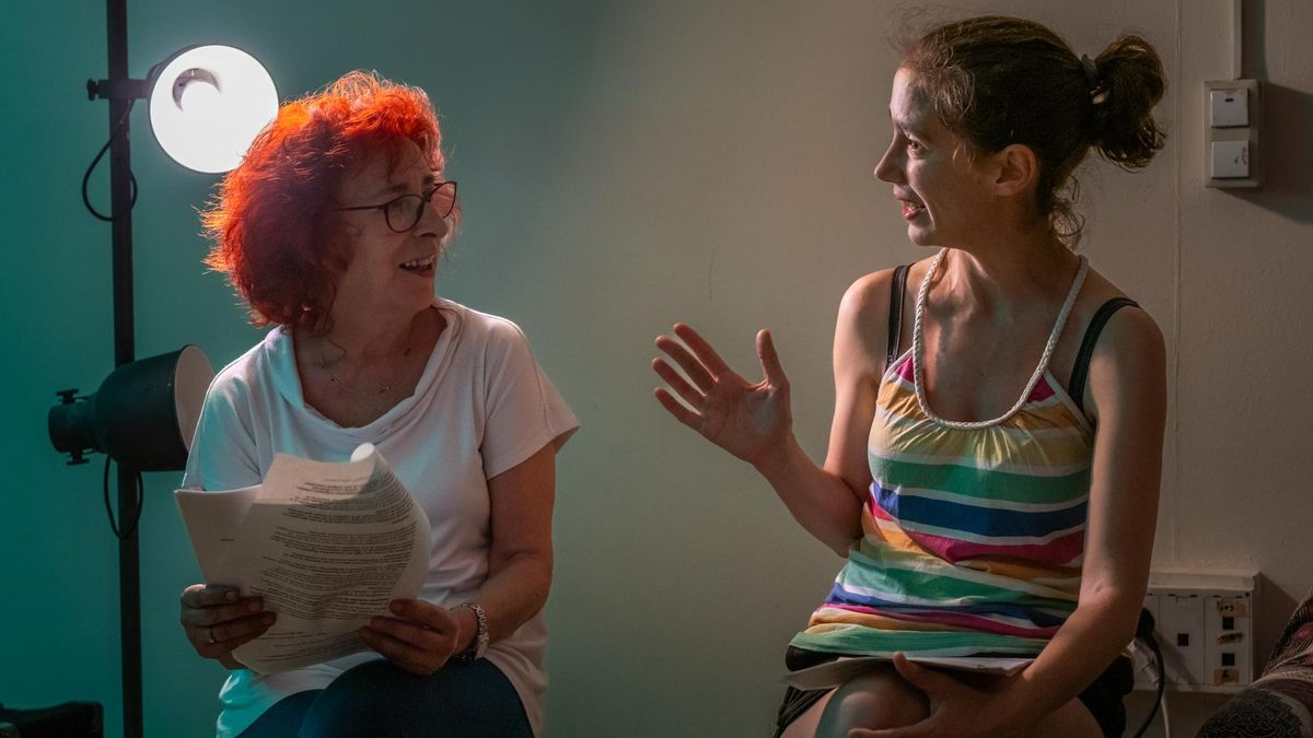 Concha con su hija mayor, en imagen de archivo.