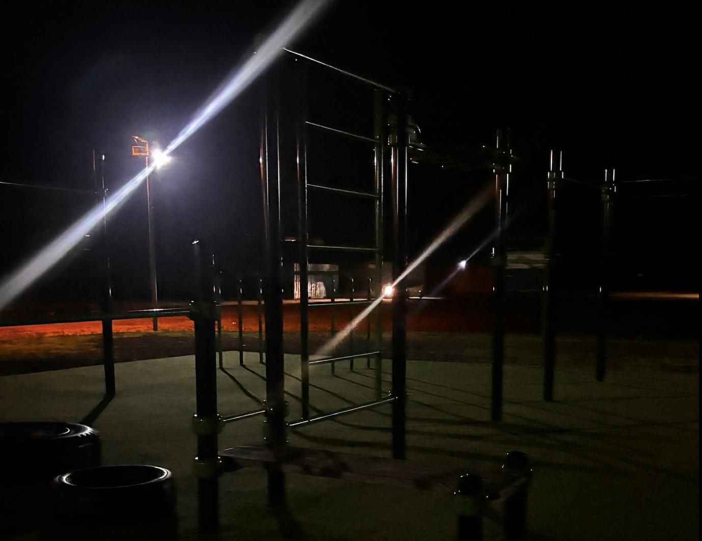 Parque de calistenia del Aeropuerto Viejo (foto cedida por el PP)