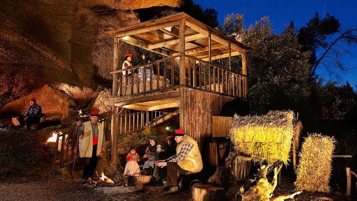 Se representa desde 1962, participan 200 vecinos y es uno de los pesebres vivientes más visitados de Catalunya