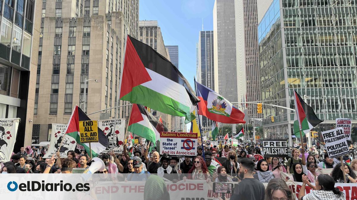 Miles de personas marchan en Nueva York a la sede de la ONU para ...