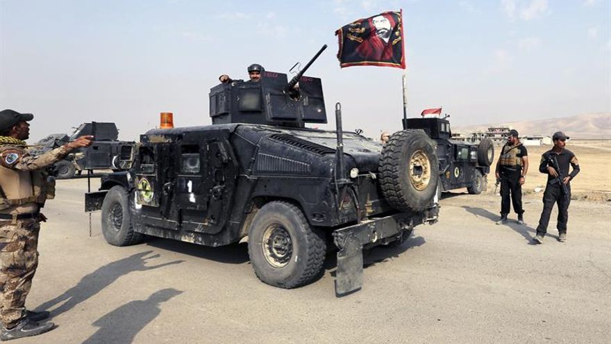 Miles de personas huyen de los combates en Al Shura, al sur de Mosul