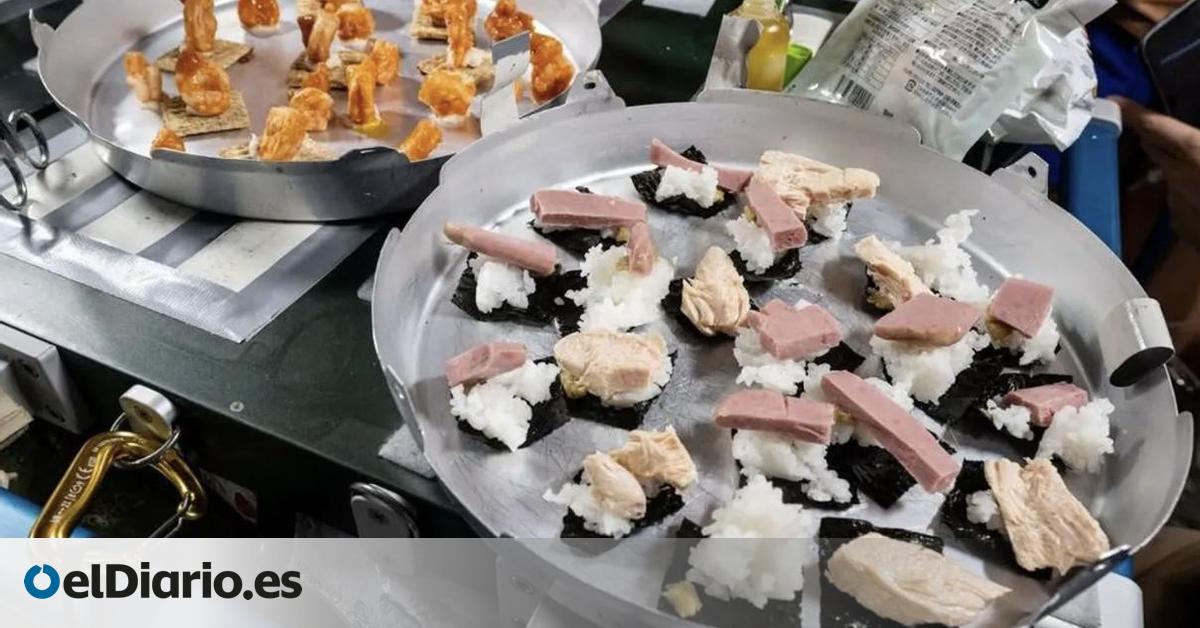 La NASA presume de su primer sushi espacial y el resultado parece más un plato hecho por niños que una delicia japonesa