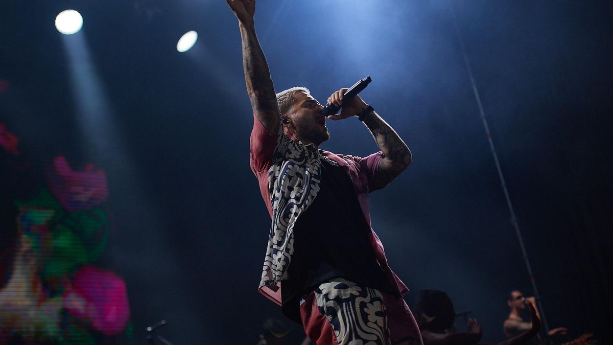Imagen de archivo de un concierto de Maluma en Santander