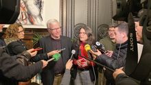 El alcalde de València, Joan Ribó, junto a la vicepresidenta del Consell, Mónica Oltra