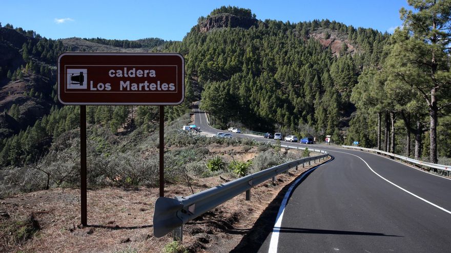 Caldera Los Marteles, en Valsequillo
