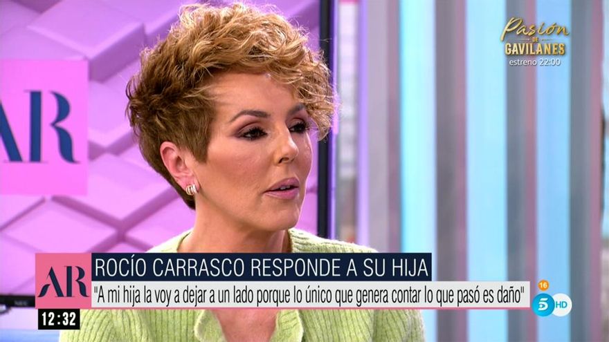 Rocío Carrasco, en 'El programa de AR': "Vamos a dejar a mi hija a un lado y a centrarnos en la otra parte"