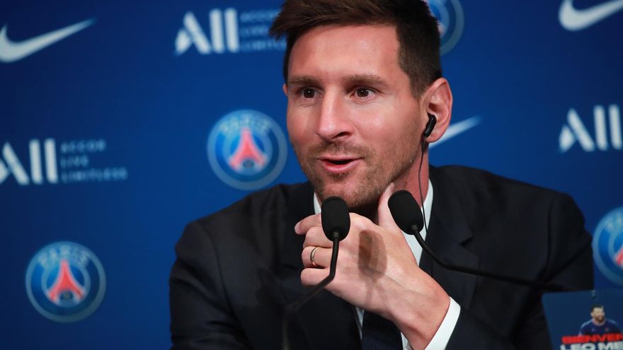 Furor por Messi en París
