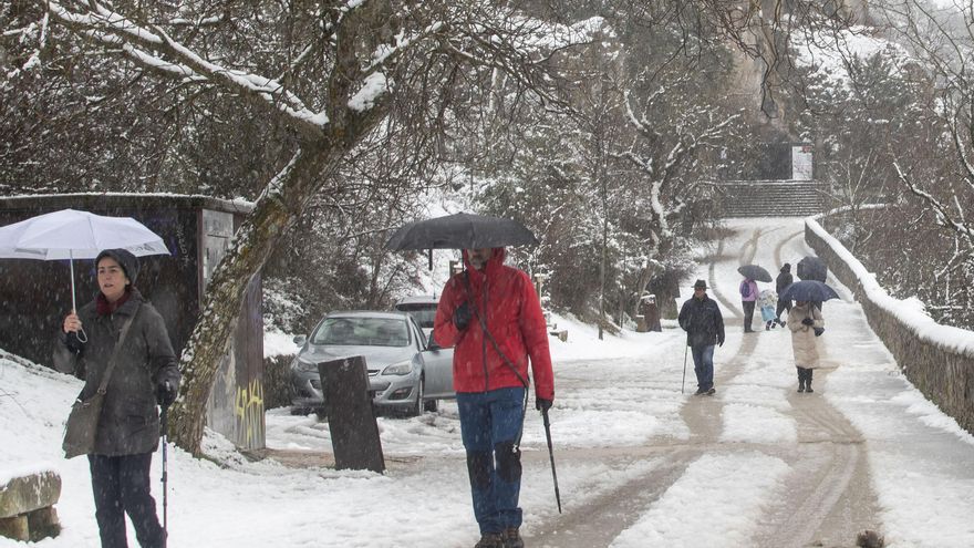 Activada la fase de alerta por nevadas en León, Palencia, Burgos, Soria y Segovia