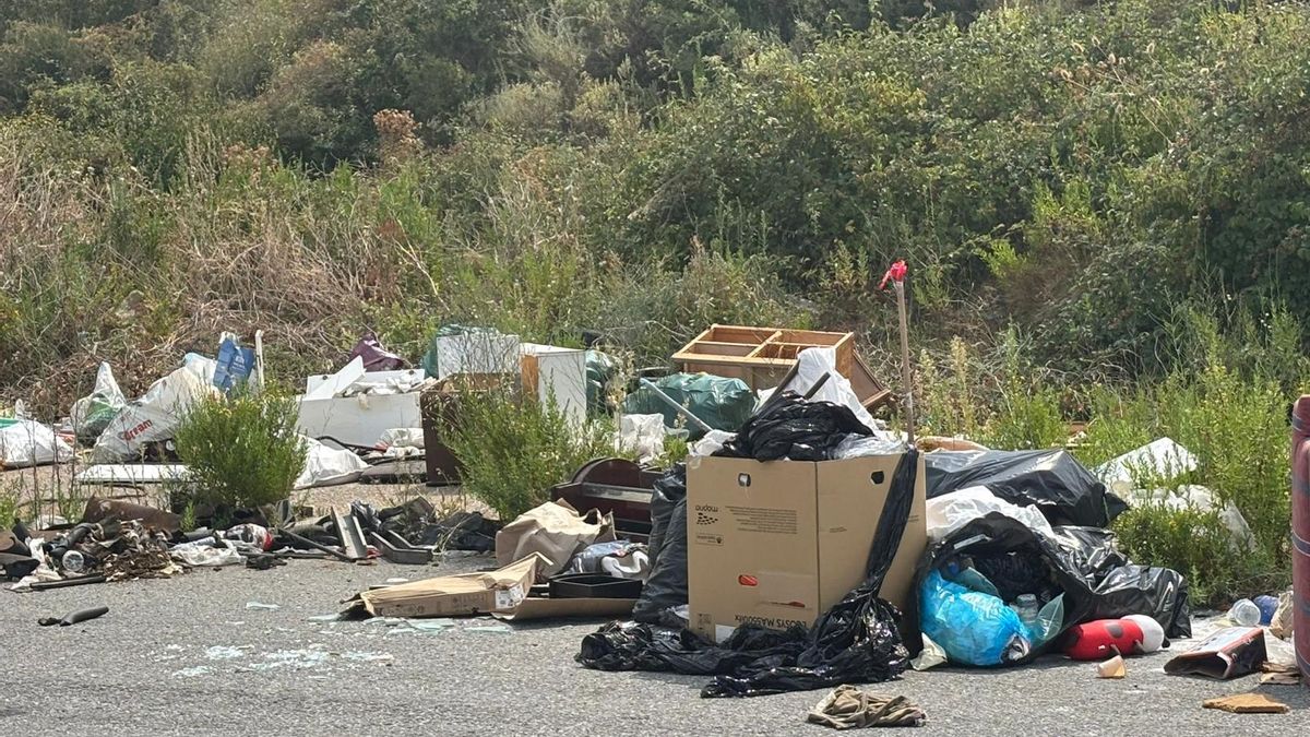 Residuos en el Polígono La Portalada II de Logroño