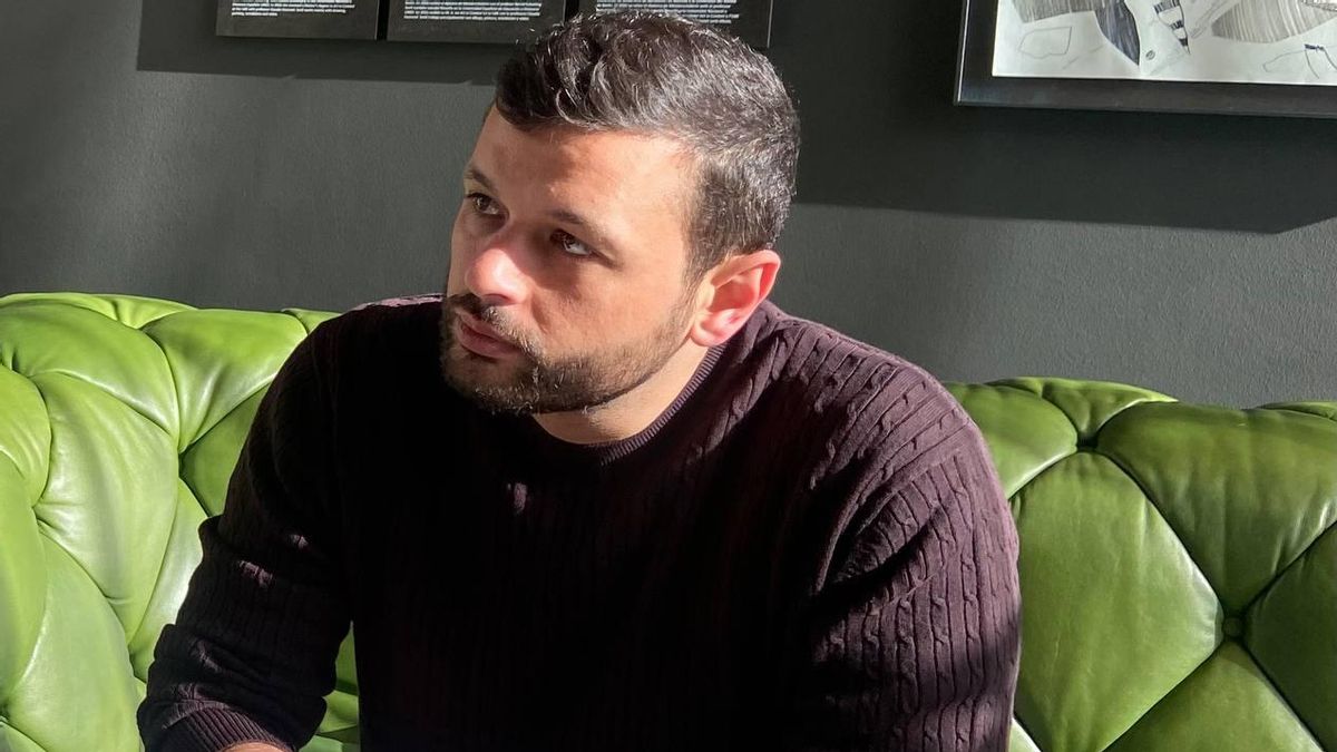 Arab Barghouti, durante la entrevista con elDiario.es en Barcelona