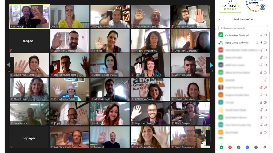 Una de las sesiones de los talleres celebrados para la definición de la Agenda de Desarrollo Sostenible de Canarias.