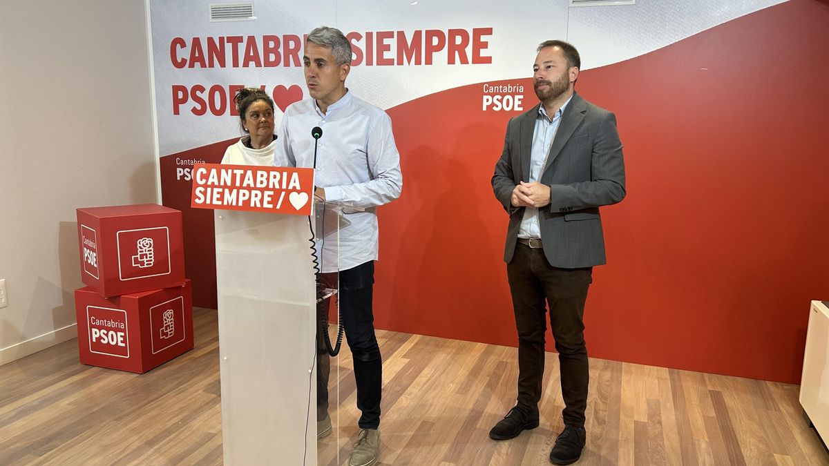 Rueda de prensa del secretario general del PSC-PSOE, Pablo Zuloaga.