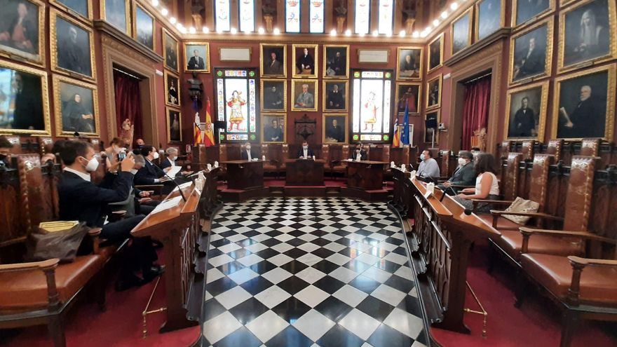 Reunión del equipo de Cort con el secretario de Estado para la Unión Europea, Juan González-Barba, y con el ministro adjunto de Asuntos Europeos de Alemania, Michael Roth