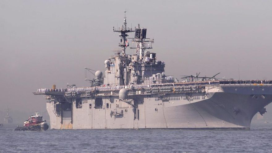 El USS Iwo Jima en una imagen de archivo.