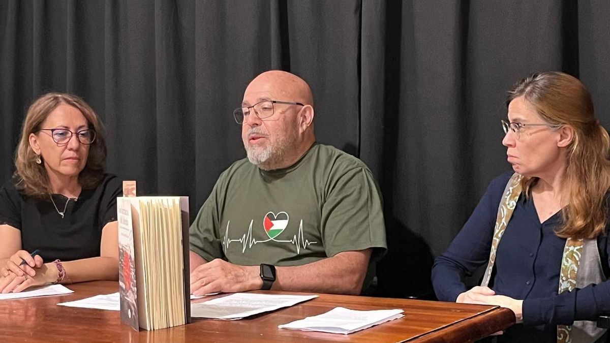 Francisco González, en la presentación de su libro en Madrid.