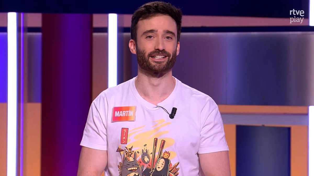 El concursante Martín Escolar en 'Saber y ganar'