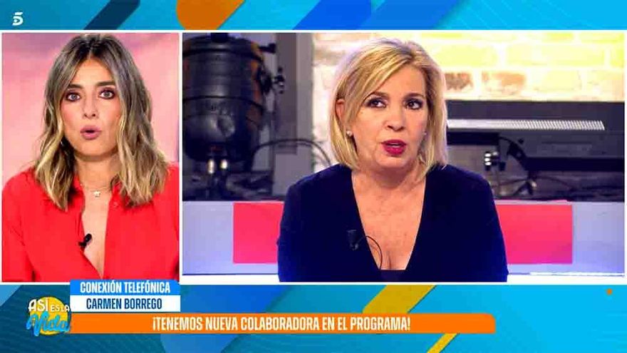 Sandra Barneda habla con Carmen Borrego en 'Así es la vida'