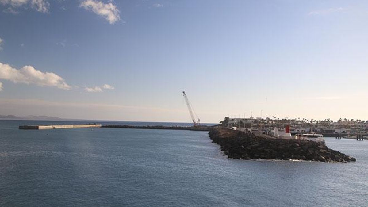 Puerto de Playa Blanca, en Lanzarote.