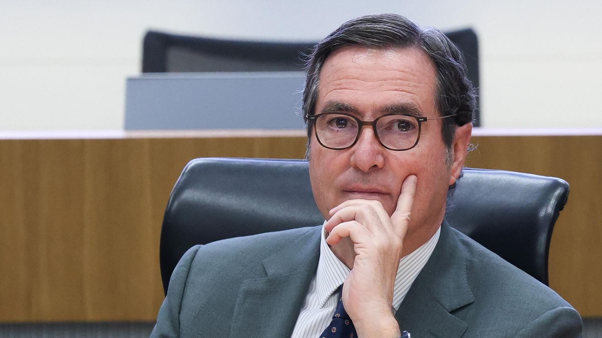 El presidente de la CEOE, Antonio Garamendi