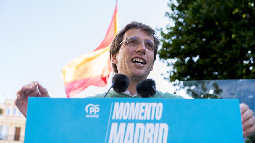 El candidato del PP a la Alcaldía, José Luis Martínez-Almeida.