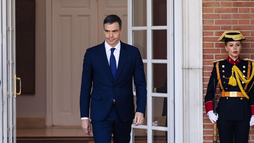 Pedro Sánchez en la Moncloa