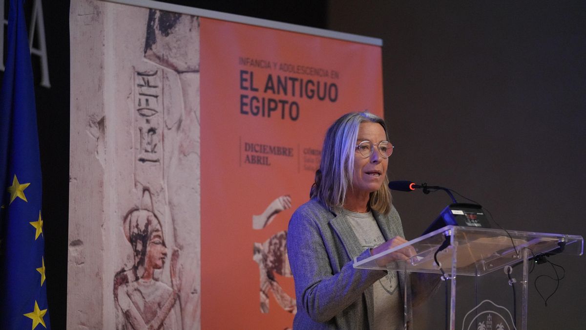 Presentación la exposición El despertar a la vida sobre la infancia en el antiguo Egipto.