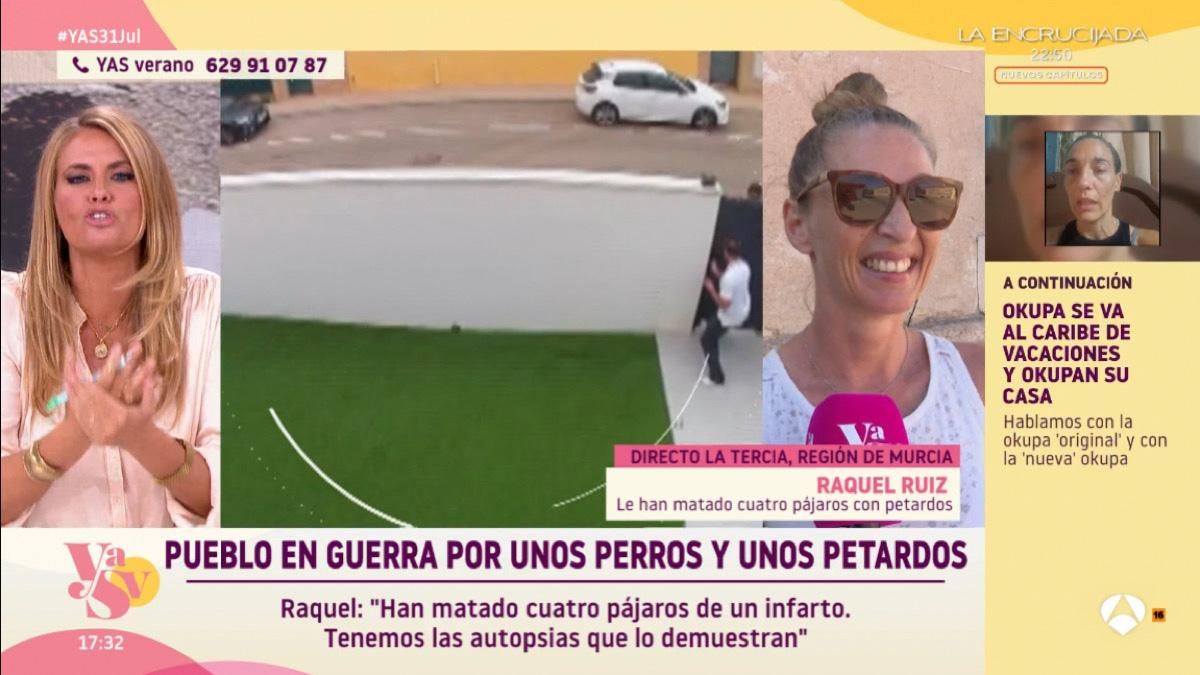 Raquel Ruiz ofrece declaraciones en 'YAS verano'